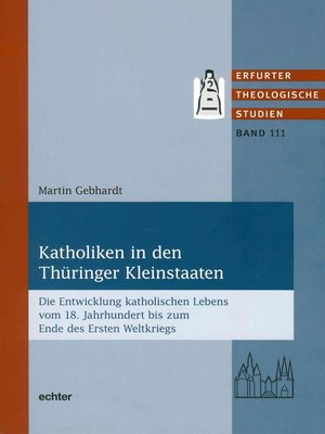 cover image of Katholiken in den Thüringer Kleinstaaten